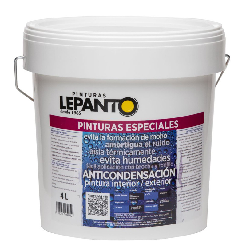 Anticondensación :: Pinturas Lepanto - Fabricante de pintura para  profesionales y distribuidores